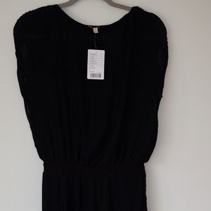 Black Anthropologie accordion dress